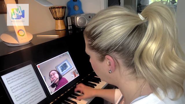 Flute and Piano duet on Musicology with Min and Rebecca смотреть онлайн