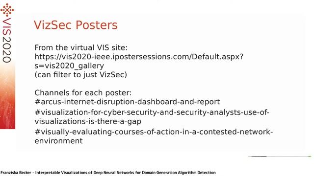 VIS 2020: VizSec - Short Papers, Posters and Closing смотреть онлайн