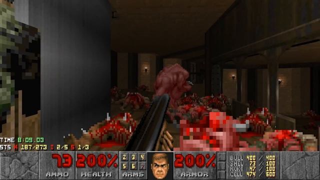 Going Down - MAP17: Rest in Pieces (Blind Ultra-Violence 100%) смотреть онлайн