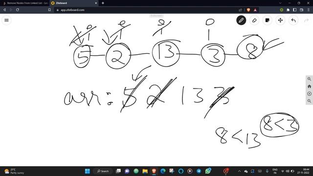Remove Nodes From Linked List || Leetcode || weekly contest 321 || #leetcode смотреть онлайн