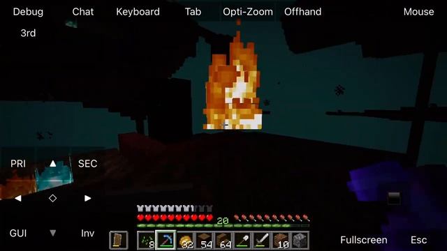 PojavLauncher On IPHONE FPS test Server SMP смотреть онлайн