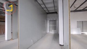 Монтаж перегородок из сэндвич-панелей.