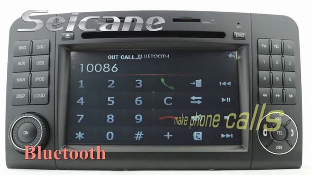 2007 2008 2009 Mercedes Benz W164 DVD Bluetooth TV Autoradio System