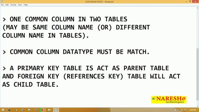 Oracle Tutorials | Primary key & Foreign Key Reference key Relationship in Oracle | by Mr.Sudhakar смотреть онлайн