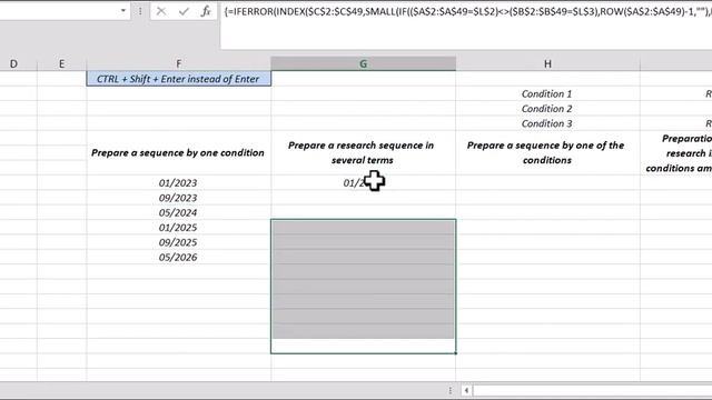 Advanced search in Excel With Index Function смотреть онлайн