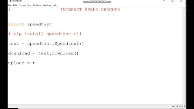 Check Internet Speed with Python смотреть онлайн