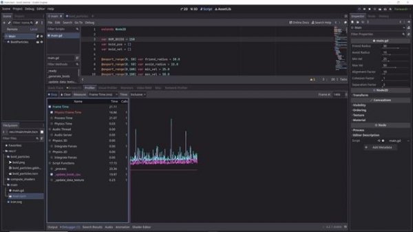 Simulating 100K Boids with Compute Shaders in Godot - Part 1