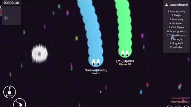 Worm.is- Testing the new game! Epic gameplay смотреть онлайн