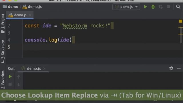 WebStorm Tips & Tricks #1: Use log. or something.log and tab to expand to console.log смотреть онлайн