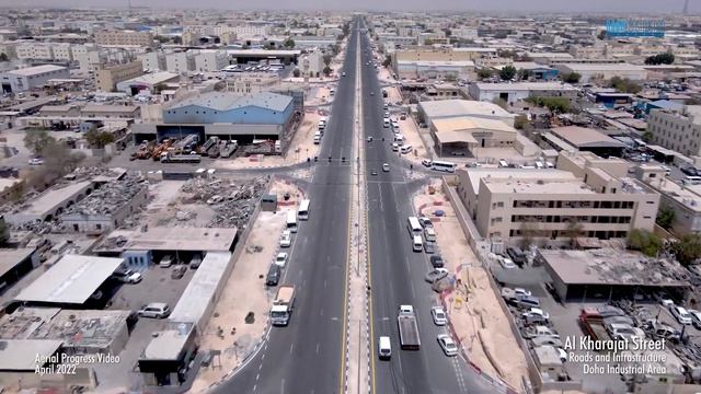 Aerial Video of Roads and Infrastructure Doha Industrial Area April 2022 смотреть онлайн