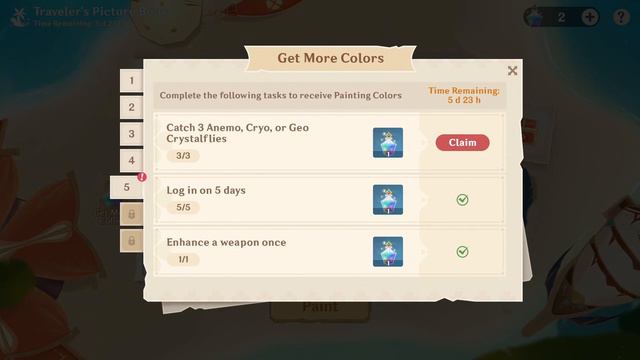 Genshin Impact - Traveler's Picture Book (Web Event, Jul 2021) - Day 5 смотреть онлайн