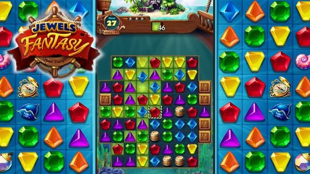 Jewels Fantasy : Quest Match 3 Puzzle смотреть онлайн