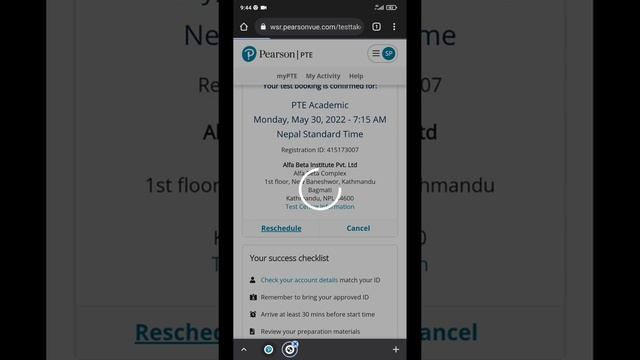 Reschedule PTE Date смотреть онлайн