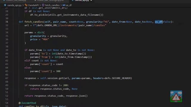 Forex bot & backtest system with Python #45 - Updating candle data collection смотреть онлайн