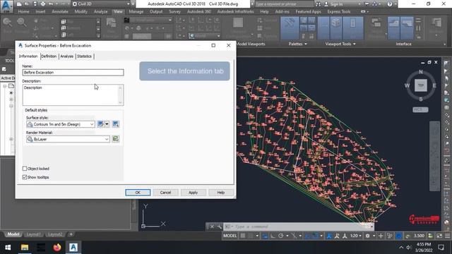 How to Hide and Unhide a Created Surface in Civil 3D | Civil 3D Surface Tutorial смотреть онлайн