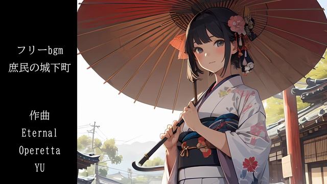【フリーbgm】30分耐久　切なく美しい和風の曲　庶民の城下町　Eternal Operetta смотреть онлайн