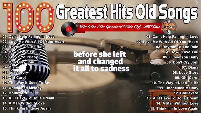 Greatest Oldies Songs Of The 50's 60's and 70's ? The Legend Old Music ?Elvis, Engelbert, Paul Anka смотреть онлайн