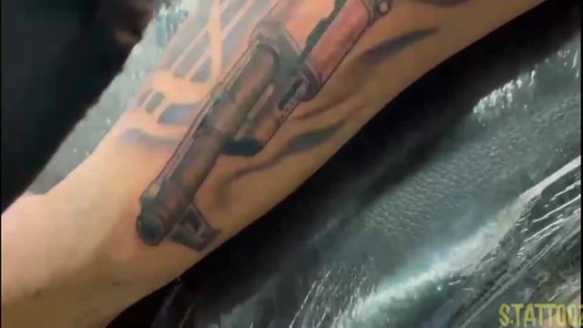 AK - 47 Tattoo drawing on hand| #sidhumoosewala смотреть онлайн