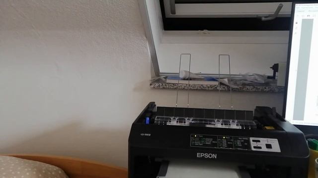 Sounds of dot matrix printer Epson LQ-590II / звуки матричного принтера / Nadeldrucker Geräusche смотреть онлайн