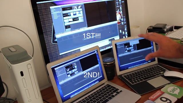 iMac 27" VS Macbook Air 2011 VS Macbook Air 2010: Mac Race смотреть онлайн