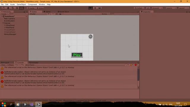 Покупка и выбор персонажа Unity3D