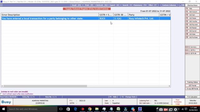 How To Export Gstr-1/Gstr-3B in Excel From Busy Accounting Software. And Returns Send To C.A.Email. смотреть онлайн