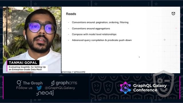 Evaluating GraphQL for Setting Up an Enterprise-Grade Data Mesh - Tanmai Gopal, GraphQL Galaxy 2021 смотреть онлайн