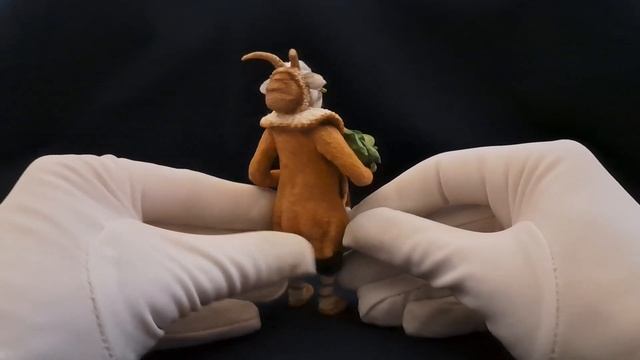 Ватная игрушка Козлик с капустой смотреть онлайн