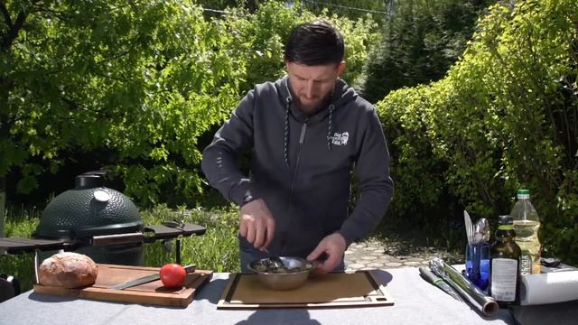 Запеченная брускетта с баклажанами. Легкое летнее блюдо смотреть онлайн