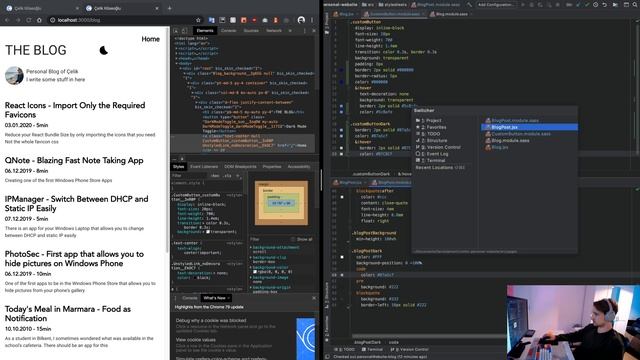 Personal Website with React - Adding Home Button to Blog Page смотреть онлайн