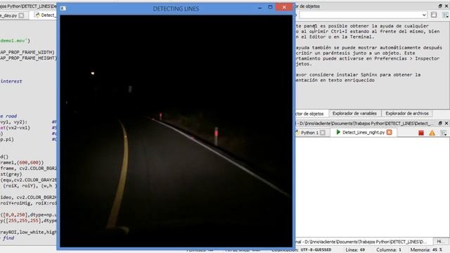 Detecting Lines Opencv Python смотреть онлайн