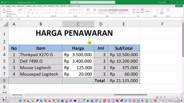 Cara Mengunci Cell di Excel Agar Tidak Bisa Diedit | Cara Mengunci Sel di Excel смотреть онлайн