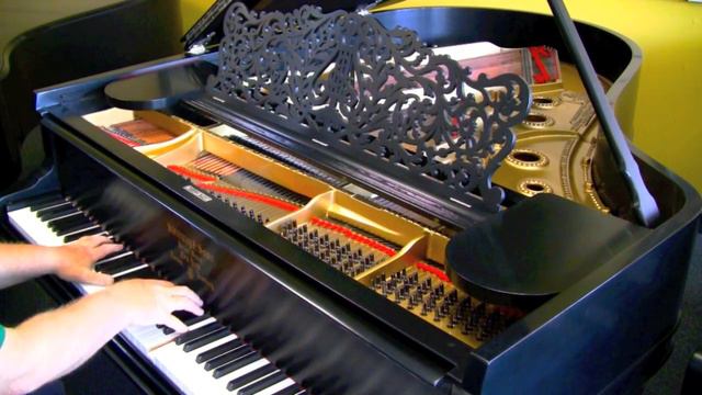 Steinway A Victorian Art Case grand piano смотреть онлайн