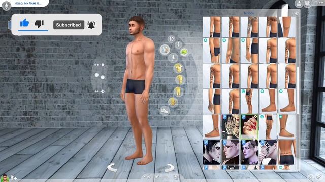 CAS Alpha CC || Tyrell Seals || The Sims 4 смотреть онлайн