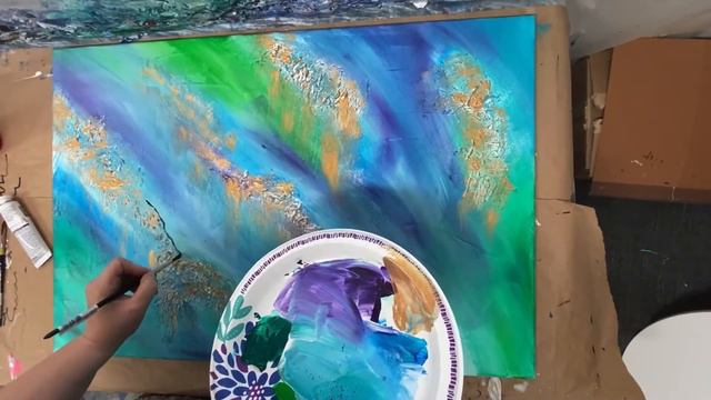 I’m back !!!! Abstract Acrylic Painting / Dreamscape смотреть онлайн