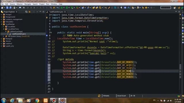 Java DATE API de Saat Düzenleme Ders 3 смотреть онлайн