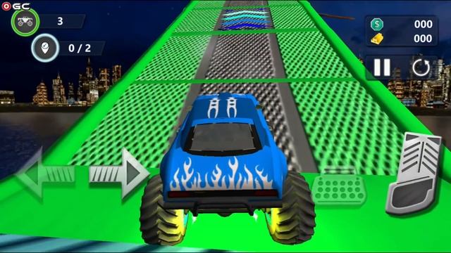 Impossible Monster Truck Game Ramp Stunts Racing - 4x4 Offroad Car Games - Android GamePlay смотреть онлайн