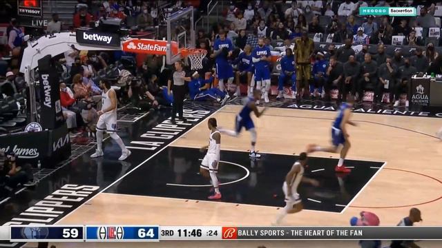 КЛИППЕРС - ГРИЗЗЛИС / Регулярка / Хайлайты НБА на русском смотреть онлайн