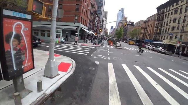 New York Manhattan Ninebot Max 2 Avenu.Нью-Йорк 2 авеню на самокате.