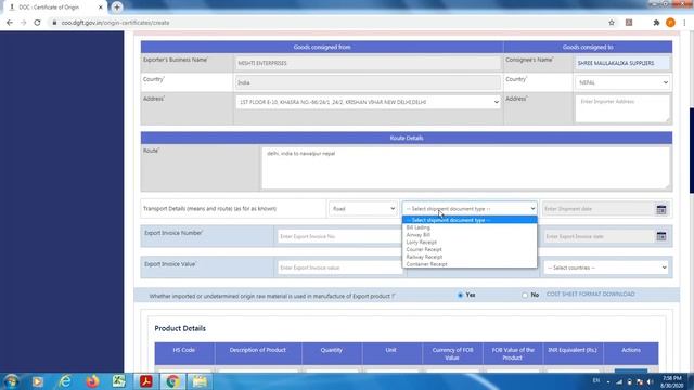 How to apply online certificate of origin for export (SAFTA) смотреть онлайн