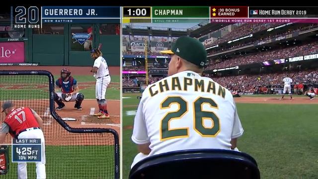 Vlad Guerrero Jr. hits record-setting 29 home runs in 1st round of Home Run Derby смотреть онлайн