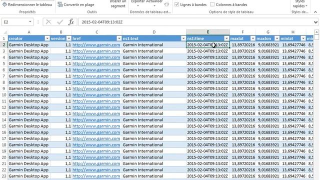 Convertir un fichier GPS eXchange (GPX) en Excel смотреть онлайн