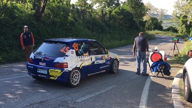 Rally della Romagna 2017 Peugeot 106 A6 смотреть онлайн