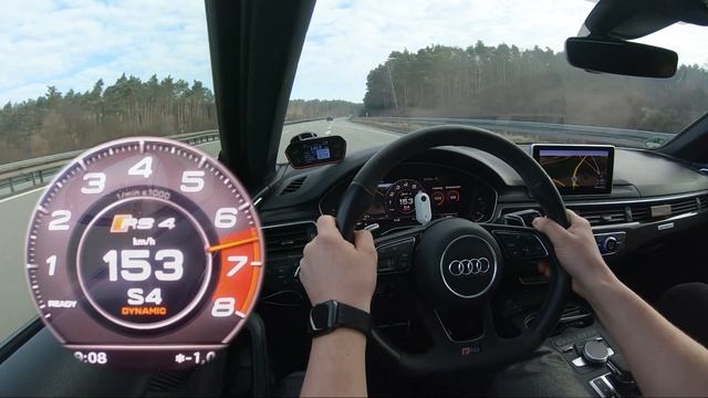 450HP AUDI RS4 B9 | 100-200km/h & 0-100km/h | ACCELERATION