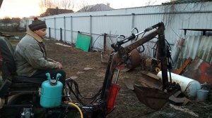 мини экскаватор своими руками