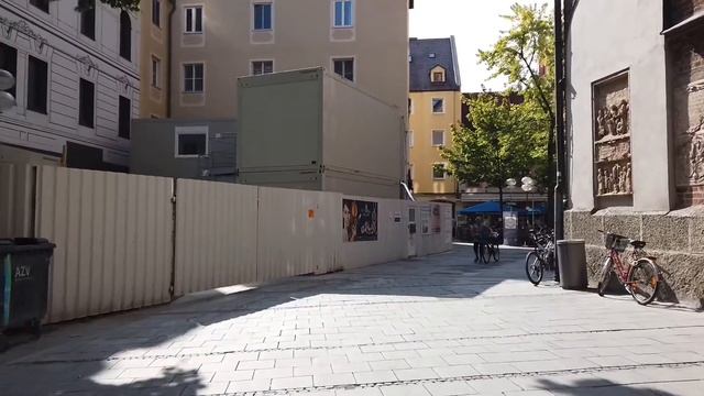 Frauenkirche Munich sunday Morning Walk. смотреть онлайн