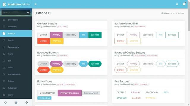 Bonito Pro - Bootstrap Admin Template смотреть онлайн