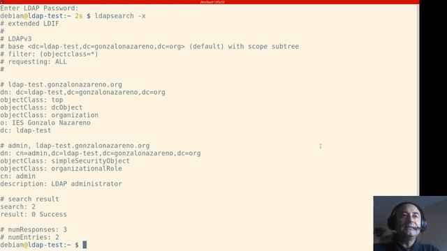 LDAP. Estructura del árbol con unidades organizativas смотреть онлайн