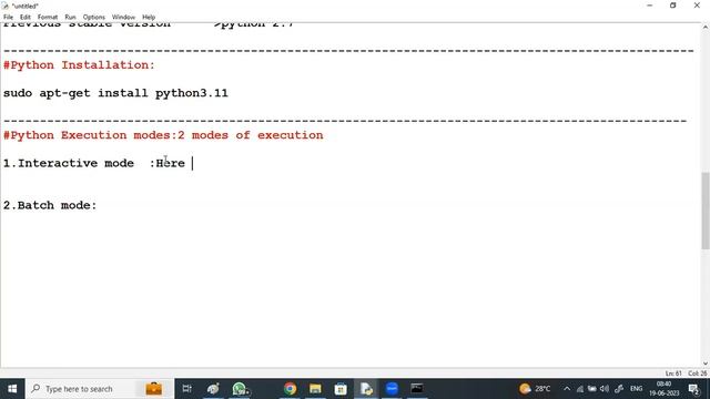 PYTHON tutorials || Demo - 3 || by Mr. Vijay On 19-06-2023 @8AM IST смотреть онлайн
