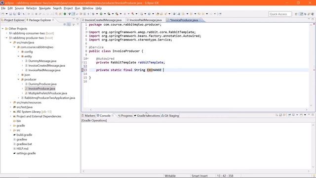 RabbitMQ - 63 Multiple Message Types Producer смотреть онлайн